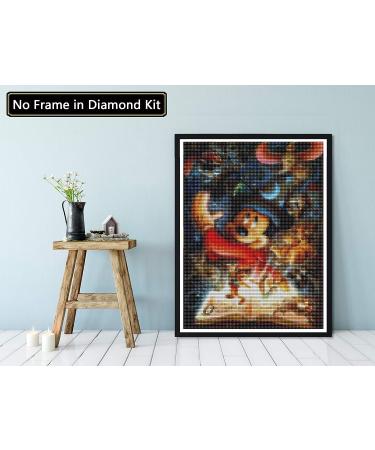 Mouse 5D Diamond Painting Kit - Animal Full Drill Round Rhinestone Craft Canvas 12x16 inch - Buy Online on SooperMarket.com