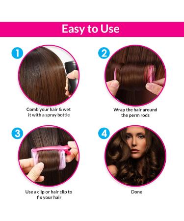 ZABLEE 33pcs Hair Rollers With Clips- 18 Self Grip Rollers -12 Duckbill Sectioning Clips -2 Comb -1 Braid Device For Hair curlers Roller for Long/short Hair Curly. Size 44mm 36mm 25mm For Adults-Kids - Buy Online on SooperMarket.com