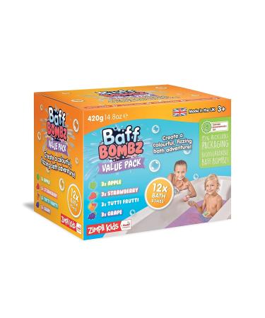 Zimpli Kids Bath Bombs - Children's Baff Fizzers Gift Set | Gentle, Skin Safe, Biodegradable - Buy Online on SooperMarket.com