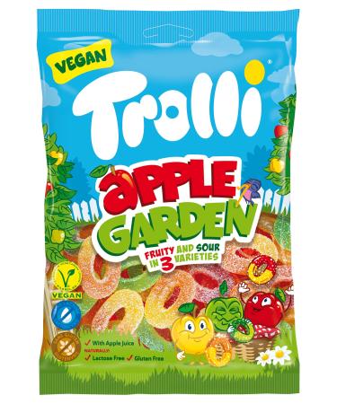 Trolli Apple Garden Sour Apple Rings (Vegan) 175g