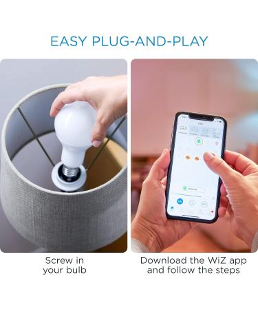 WiZ Connected 3-Pack Daylight High Lumen 100W A21 Smart WiFi Light Bulb Dimmable 5000K Compatible with Alexa and Google Home Assistant No Hub Required 3 Bulbs A21 Daylight (5000k) 3 Count (Pack of 1) - Buy Online on SooperMarket.com