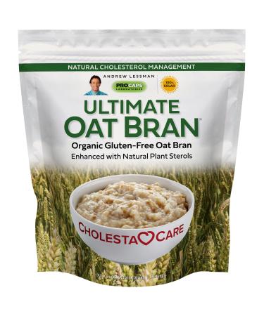 Andrew Lessman Ultimate Oat Bran 90 Servings - Premium Organic, Gluten-Free Oat Bran, Heart-Healthy Fiber and Non-GMO Sourced Phytosterols. Promotes Healthy Cholesterol Levels. No Additives