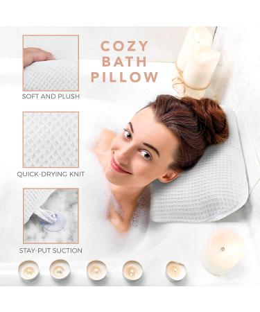 Luxury Bath Gift Set | Home Spa Gift Basket - Milky Coconut Scent Vitamin E & Shea Butter Shower Gel Bath Salt Body Scrub & More - International Shipping Available - Buy Online on SooperMarket.com