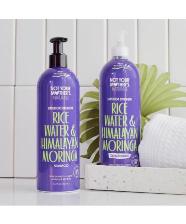Buy Not Your Mother's Naturals Superior Strength Shampoo & Conditioner Set - Sulfate-Free Rice Water & Moringa | 15.2 fl oz | International Shipping Available - Buy Online on SooperMarket.com