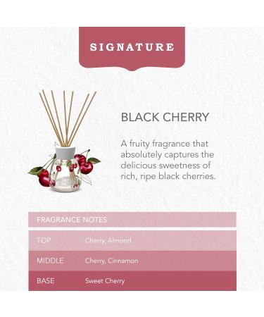 Yankee Candle Signature Scented Reed Diffuser | Black Cherry Aroma Diffuser | up to 10 Weeks of Fragrance | 100 ml | Perfect Gifts for Women - Buy Online on SooperMarket.com