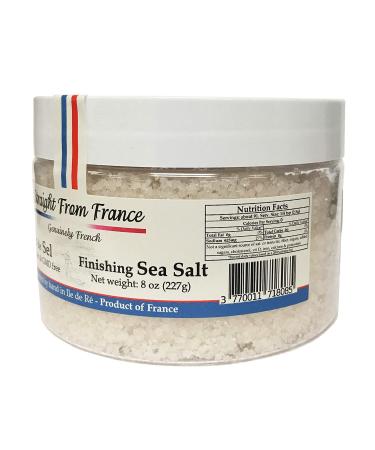 French Fleur De Sel Finishing Sea Salt - 8 oz | Imported from France | Pack of 1 - Buy Online on SooperMarket.com