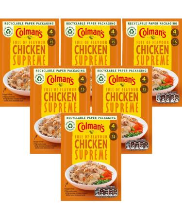 Colman's Chicken Supreme Recipe Mix 38g - Pack of 6