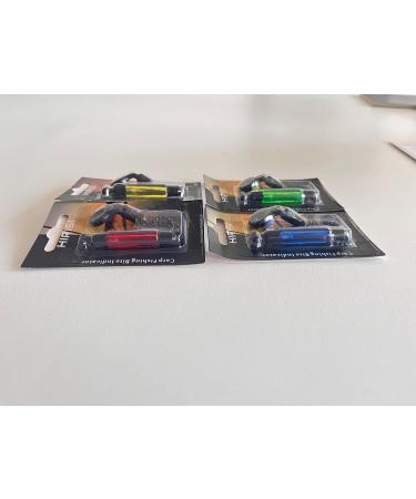 Carp Fishing Swinger Set with Bite Indicators - Red Yellow Blue & Green - 4 Pack for Accurate Fishing - Buy Online on SooperMarket.com