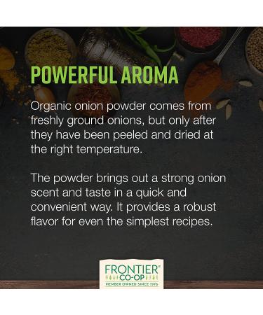 Frontier Organic Powdered White Onion - 16 oz | Quality Spices for Cooking - Buy Online on SooperMarket.com