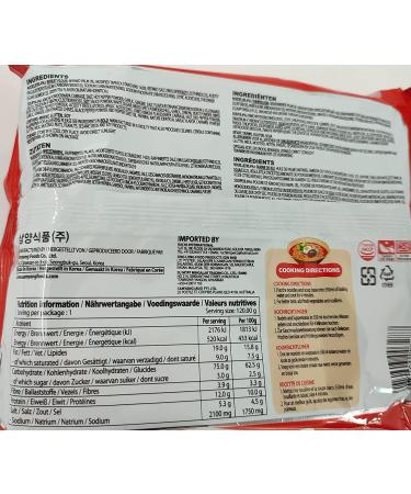 Samyang Korean Instant Noodle Soup Ramen (Hot Chicken Kimchi Sogokimyun Black Bean Yukgaejang SuTah) 5 Different Flavours Halal (Pack of 10) by CNMART - Buy Online on SooperMarket.com