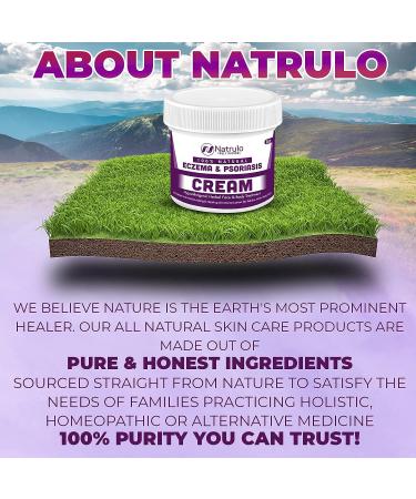 Natrulo Natural Eczema & Psoriasis Cream 2oz Gentle Itch Relief for Adults, Kids & Babies - Buy Online on SooperMarket.com