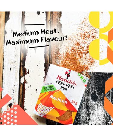 Nando's Peri Peri Medium Seasoning Rub 25g - Buy Online on SooperMarket.com