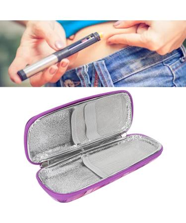 Insulin Cooling Carrying Case | Waterproof Insulin Cooler Travel Case for Diabetes Products (Purple) - Buy Online on SooperMarket.com