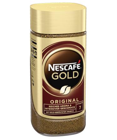 Nescaf Gold Original soluble bean coffee instant coffee from exquisite coffee beans caffeine-containing 1-pack (1 x 200g) Original 1 piece (1 Pack)