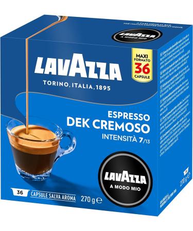 Lavazza A Modo Mio Dek Cremoso 36 Decaffeinated Coffee Capsules (10) - Buy Online on SooperMarket.com