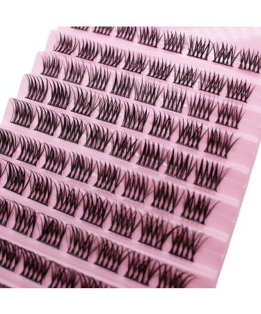 Selawasty 80pcs D Curl Mega Volume Eyelash Extension Clusters - DIY Wispy Lashes Cluster Kit (S4-D-8-16MIX) - Buy Online on SooperMarket.com