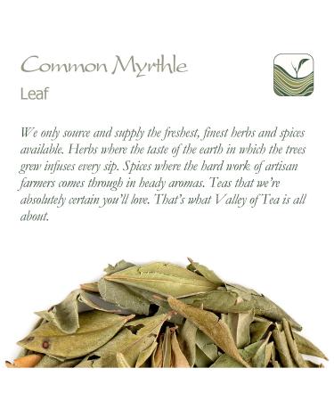 Myrthle Dried Herb Leaf - Loose Common Myrtle 100g | Premium Quality Myrthair for Culinary & Medicinal Use - Buy Online on SooperMarket.com