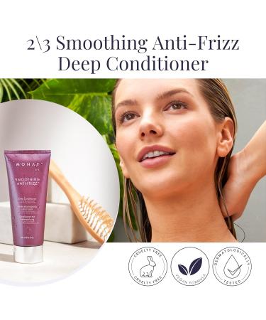 MONAT Smoothing Anti Frizz System | Professional Frizz Control Shampoo Conditioner & Styling Spray for Smooth Frizz-Resistant Hair Worldwide Shipping Available - Buy Online on SooperMarket.com