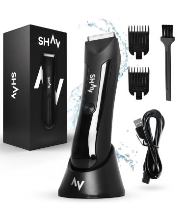 Shav Cutfree intimate razor for men waterproof electric trimmer wet/dry hair cutter with changeable ceramic blade module body groomer for intimate and body hair male care razors