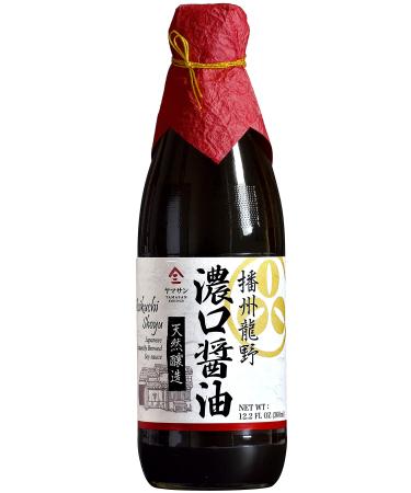 Yamasan kyoto uji koikuchi soy sauce manual classic 500 days matured Japanese premium manual work of course brewed no additives without genetic engineering manufactured in Japan (360ml)