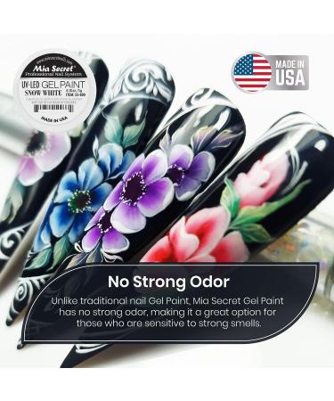 Mia Secret Professional Nail System UV/LED Gel Paint - Snow White 0.17oz - Buy Online on SooperMarket.com