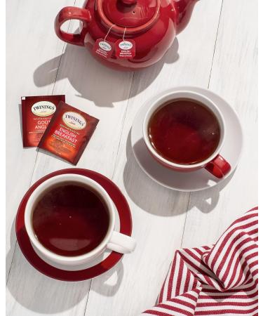 Twinings English Breakfast Individually Wrapped Tea Bags | Smooth Flavourful Black Tea | 20 Count (Pack of 6) | Enjoy Hot or Iced English Breakfast 20 Count (Pack of 6) - Buy Online on SooperMarket.com