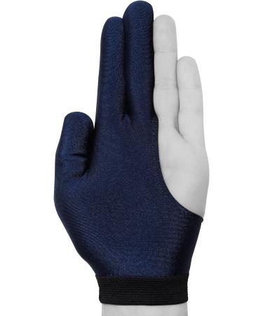 Fortuna Billiard Glove - Classic Blue for Left Hand (X-Large) with Strap - Buy Online on SooperMarket.com