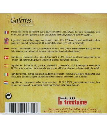 La Trinitaine French Brittany Butter Cookies in Mini Quimper Tin - 4.6 OZ - Buy Online on SooperMarket.com