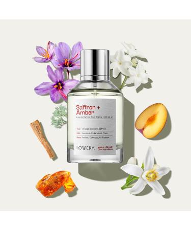 Saffron Amber Perfume for Women & Men Inspired by B.accarat Rouge 540 Long Lasting Womens Perfumes Clean Natural Fragrance EDP Spray 100ml Perfumes for Women Birthday Gifts for Mom Made in USA Clean Saffron Amber - Buy Online on SooperMarket.com