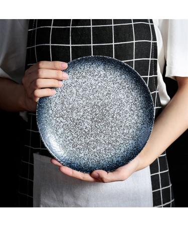 Serving Plates 6/7/8inch Dinner Plate Round Japanese Ceramic Tableware Dessert Dish Dishware Porcelain Dinnerware Kitchen Porcelain Serving Dishes for Appetizer Dinner and Desserts (Color : D Siz 8 in D - Buy Online on SooperMarket.com