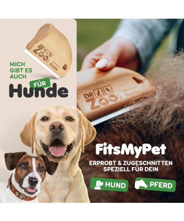 DR Zoo Horse Curry Comb Robbi - Best Coat Change Helper for Horses | Premium Wood Curry Comb for Healthy Coats - Buy Online on SooperMarket.com