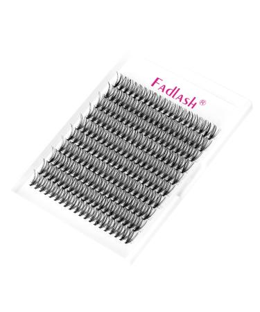 Individual Cluster Lashes Extensions 20D 0.07 D Curl 13mm Extensions 200Pcs Individual Cluster Lashes DIY Eyelash Extensions at Home 13mm DH-20D-0.07-D