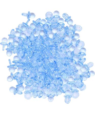 200 Baby Nipples for Baptism - Decorative Acrylic Accessories | Mini Blue Decorations for Birthday Gifts - Buy Online on SooperMarket.com