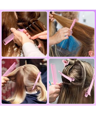 8PCS Hair Brush Comb Set - Pink Hair Brushes for Women, Kids, and Babies - Buy Online on SooperMarket.com