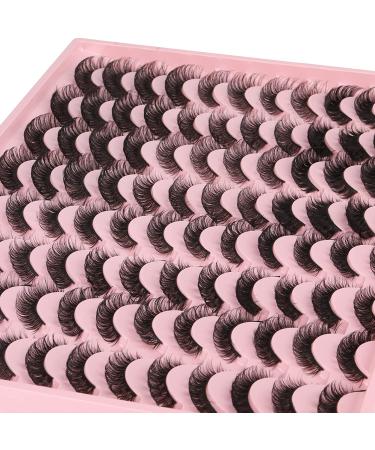 WIWOSEO 3D Faux Mink False Eyelashes - Russian Strip Lashes, 6 Styles, 15-18MM, 48 Pairs - Buy Online on SooperMarket.com