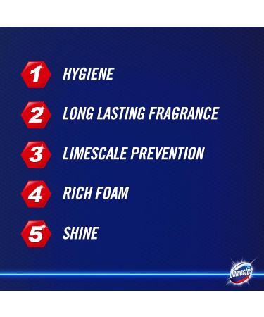 Domestos Power 5 Lime Toilet Rim Block - 55g | Up to 300 Flushes | 3x More Limescale Prevention | Pack of 1 - Buy Online on SooperMarket.com