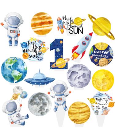 First Trip Among The Sun Party Cupcake Toppers