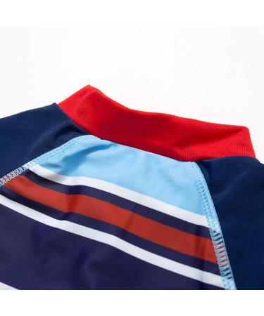 BONVERANO Baby Boys Swimsuit UPF 50+ Sun Protection One Piece with Sun Hat - 18 Months Blue - Buy Online on SooperMarket.com