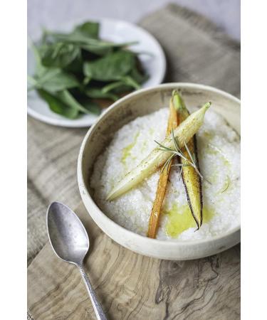 Southern Kitchen White Stone Ground Grits - 1.5 lbs | Old Fashioned Authentic Grits - Buy Online on SooperMarket.com