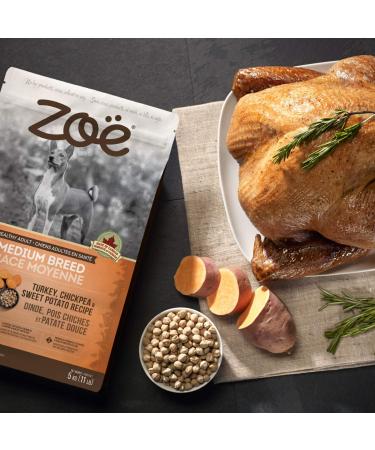 Zo Dry Dog Food Medium Breed Turkey/Chickpea/Sweet Potato Recipe 5 kg 92927 - Buy Online on SooperMarket.com