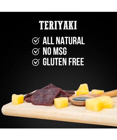 Wenzel's Farm Teriyaki Beef Jerky 10 oz Value Pack - Naturally Smoked, No MSG, Gluten Free - Buy Online on SooperMarket.com