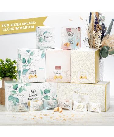 Weddingtree 60 Lucky Biscuits - German Guest Gifts & Wedding Decor - Individually Packaged - Buy Online on SooperMarket.com