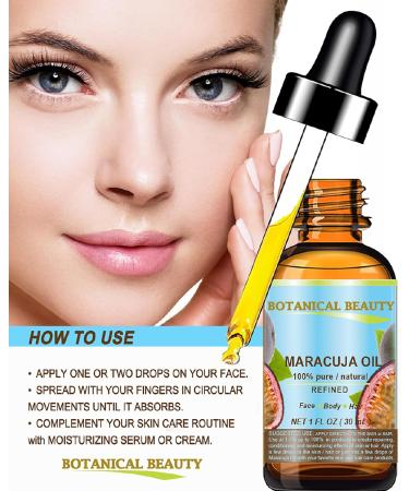 100% Pure Maracuja Oil - Cold Pressed Natural Oil for Face Skin Hair & Body | Vitamin C Rich - 2 Fl. oz - Buy Online on SooperMarket.com