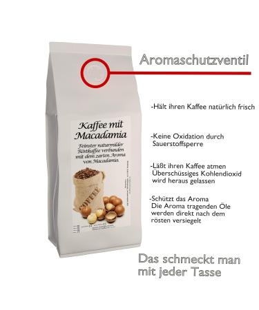 C&T Aroma Haffee 1kg Macadamia Flavored Coffee - Premium Quality Private Roasters International Shipping - Buy Online on SooperMarket.com