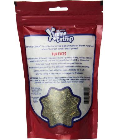 Xtreme Catnip Leaf 0.5 oz - 100% Natural & Organically Grown | Super Concentrated Non-Addictive Catnip Leaves for Fun Cat Treats, Toys, Scratching Posts & More - Buy Online on SooperMarket.com