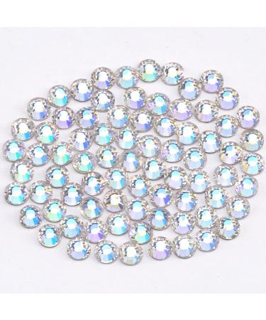 Yhmq du 2880pcs pieces of rhinestones nail crystals + rhinestones for nails crystal sky purple + ss16 (3.8 + 4.0mm) Sky Purple SS16-2880PCs