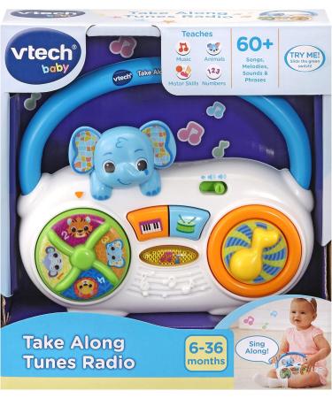 VTech 533303 Baby Take Along Tunes Radio - Multi-Colour Portable Sound for Infants | International Shipping Available - Buy Online on SooperMarket.com