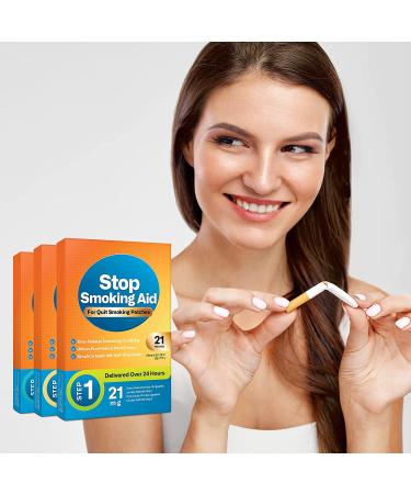 Neenoxtub Stop Smoking Patches - Step 1: Easy & Effective 21mg Anti-Smoking Stickers - Buy Online on SooperMarket.com