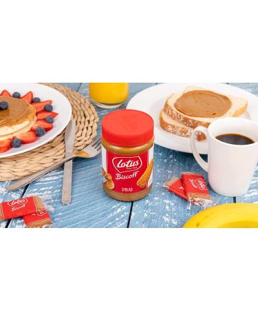 Lotus Biscoff Smooth Caramelised Biscuit Spread - 400g (14.1 Ounce) | Authentic Taste | Pack of 1 - Buy Online on SooperMarket.com