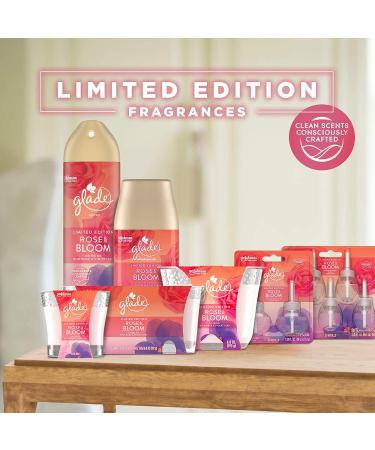 Glade PlugIns Rose & Bloom Air Freshener Refills - 5 Count Pack, 3.35 Fl Oz - Scented Essential Oils for Home & Bathroom - Buy Online on SooperMarket.com